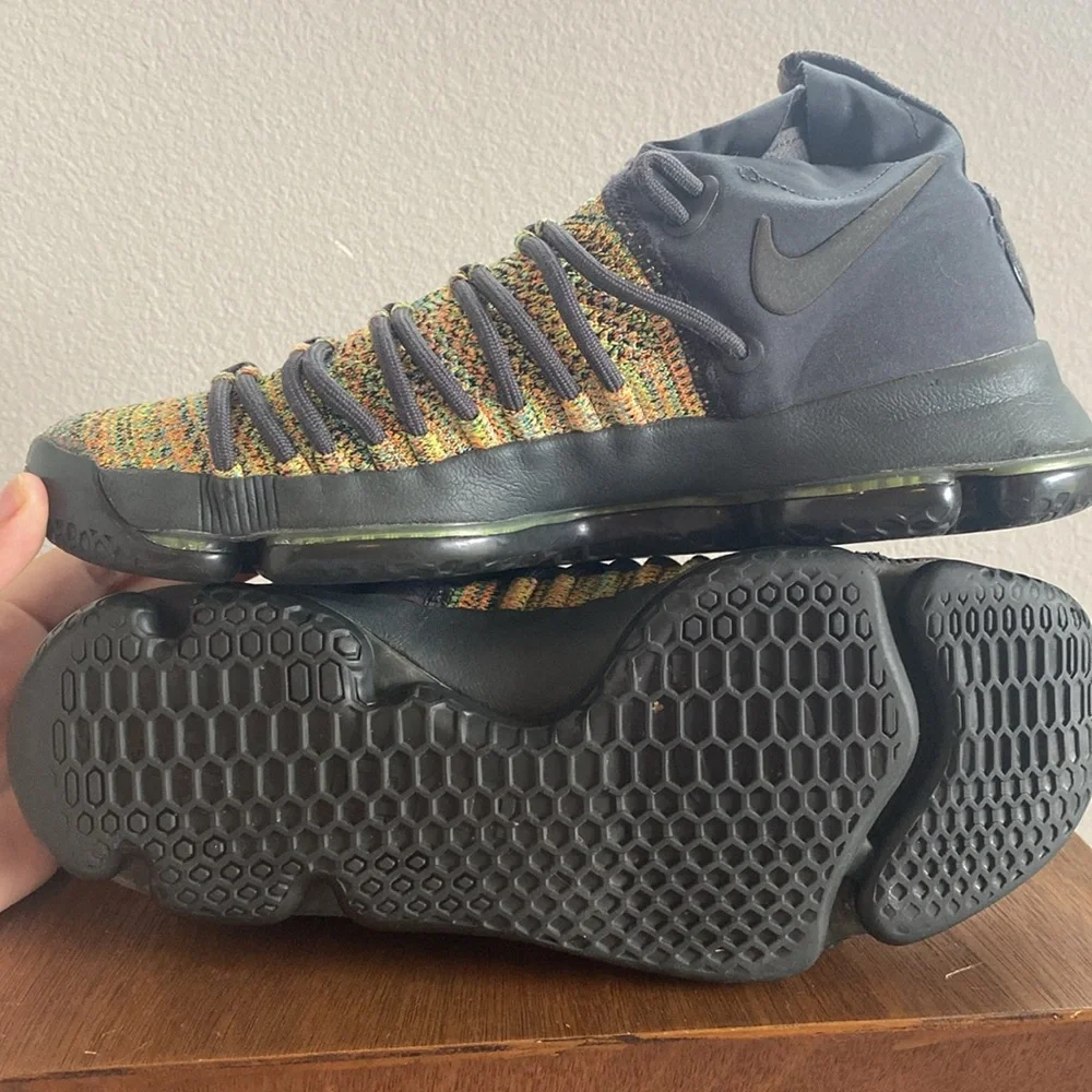 Nike Zoom KD9 Elite Limited Edition Multicolor Basketball Shoes, Men’s 8